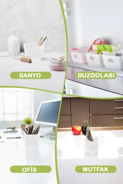 Mithra Life 12 Adet Buzdolabı Kapak İçi Düzenleyici ve Banyo Organizer MIT1104 - 3