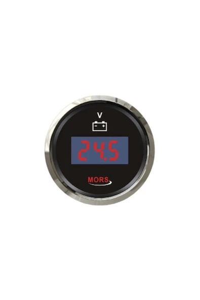HT MARIN   Dijital Voltmetre 12-24 Volt Siyah