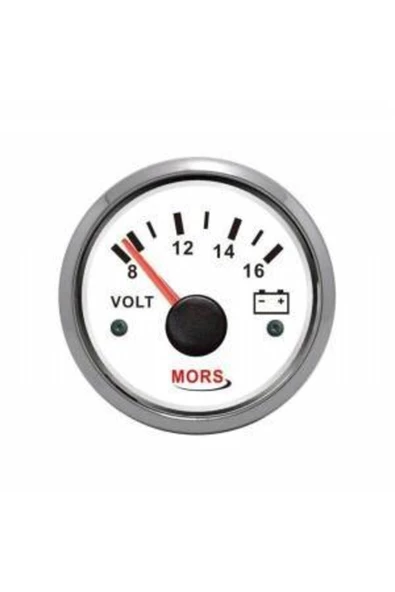 HT MARIN   Mors Voltmetre Beyaz 12v