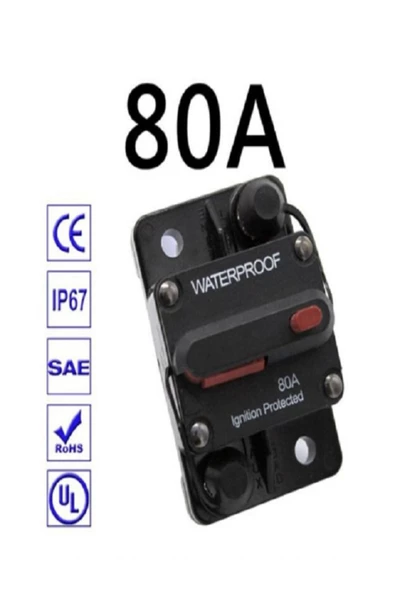 HT MARIN   Tekne Otomatik Sigorta 80 Amper