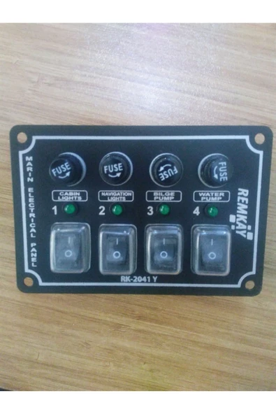 HT MARIN   Switch Panel 4lü Yatay Tip