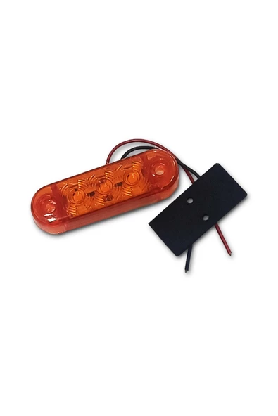 HT MARIN   Tekne Karavan Basamak Aydınlatma 3 Led Su Geçirmez Sarı