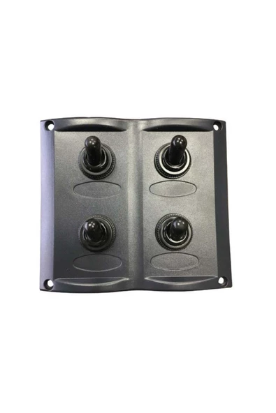 HT MARIN   Bfy 4'Lü Swıtch Panel 95X105 Mm