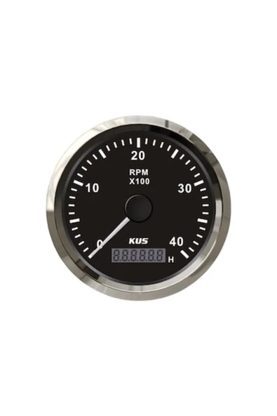 HT MARIN   Devir Göstergesi 4000 Rpm Siyah