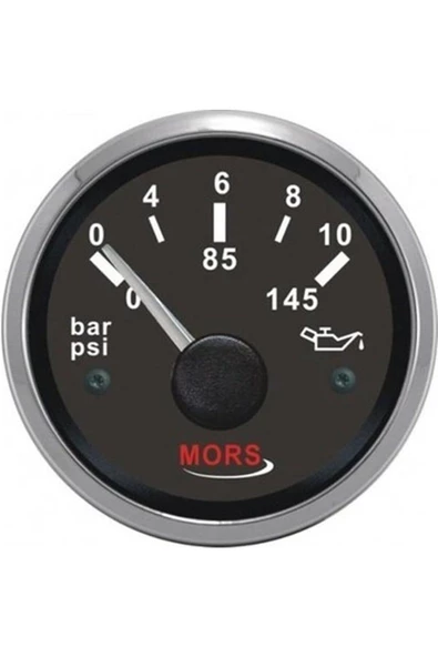 HT MARIN   Yağ Göstergesi 5 Bar 12-24v Çap:55mm Siyah