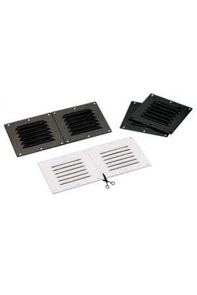 HT MARIN   Plastik Havalandırma, 25.5x11.5 Cm Beyaz