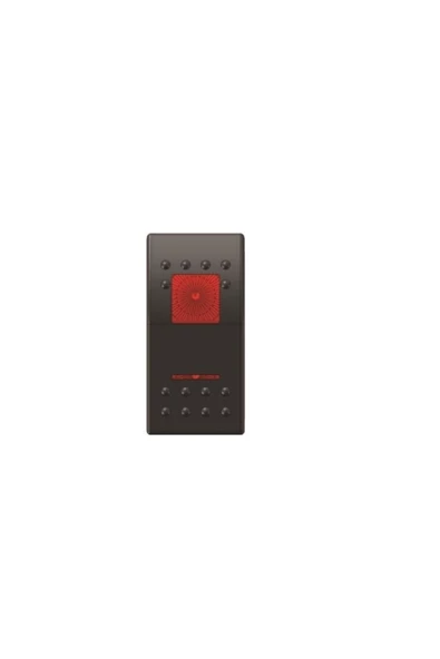 HT MARIN   Switch Kırmızı On-off 12/24v