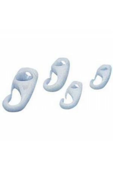 HT MARIN   Plastik Kanca 4mm Beyaz 10 Adet