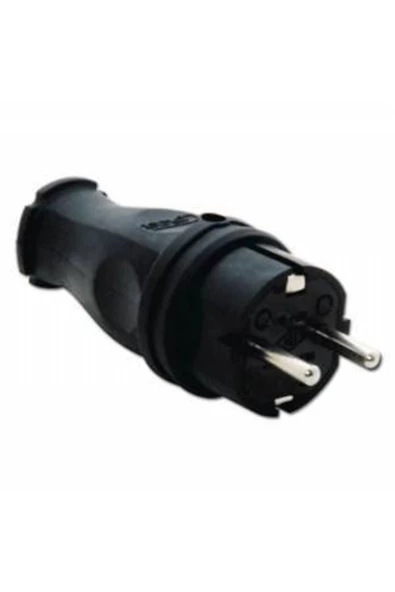 HT MARIN   Tp Electric 1x16a Kauçuk Düz Erkek Fiş Ip44