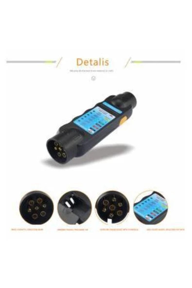 HT MARIN   Römork Test Cihazı 7 Pin 12v