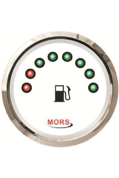 Mors   Dijital Yakıt Göstergesi 12-24v Beyaz