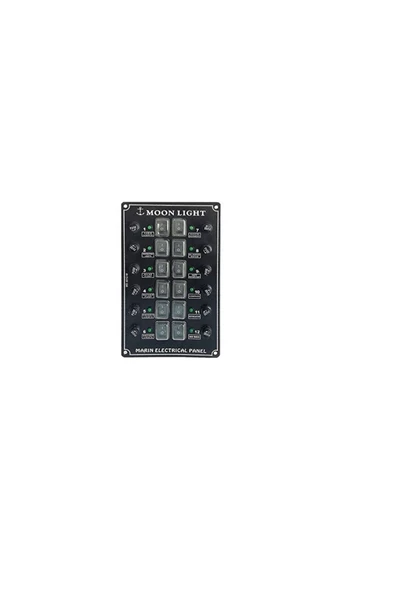 HT MARIN   Izoleli Elektrik Switch Panelleri (dikey) 12li Dikey 12v