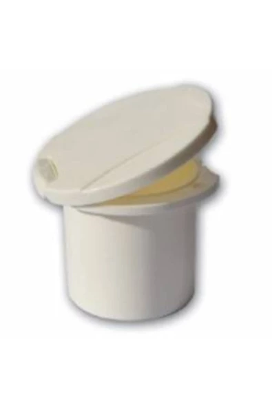 HT MARIN   Plastik Duş Yuvası, Düz, Kırık Beyaz