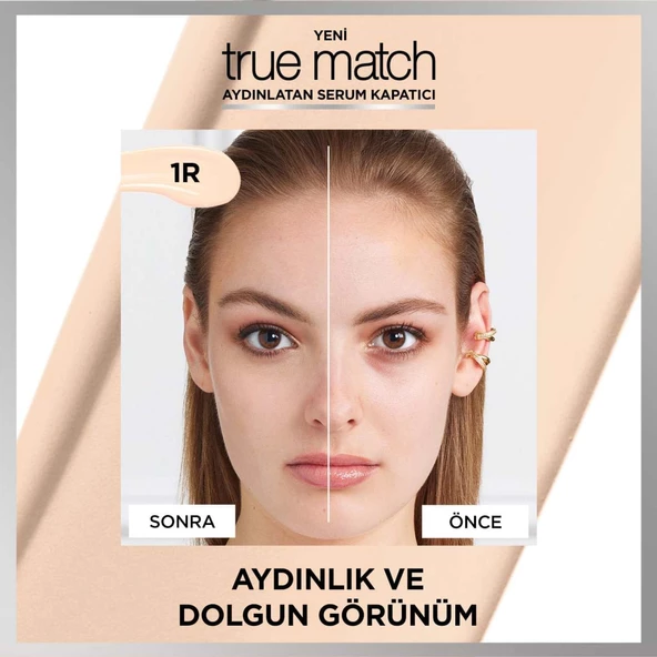 L'Oréal Paris True Match Aydınlatan Serum Kapatıcı - 1R - 6