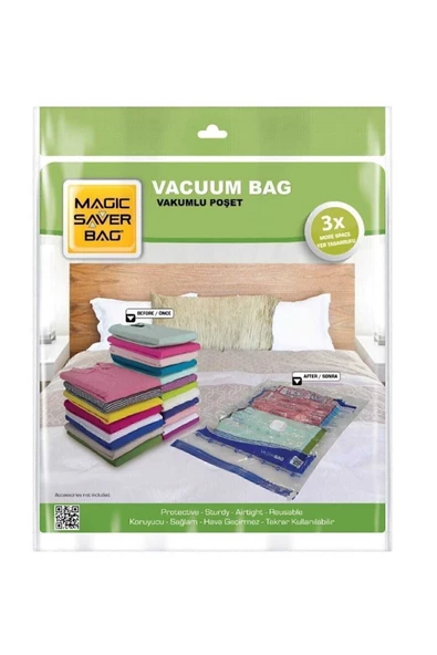 Magic Saver Bag Vakumlu Poşet Jumbo 2'li