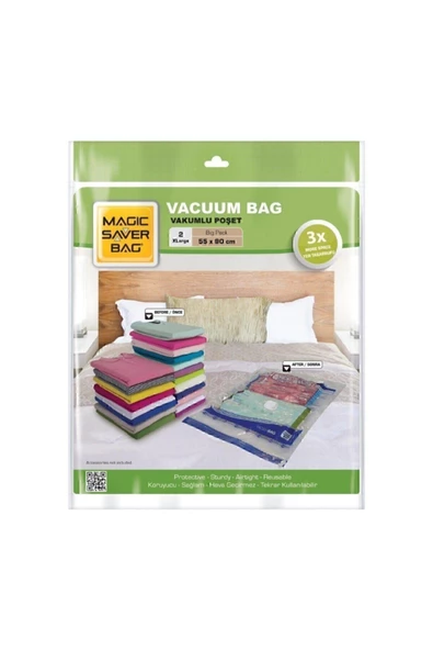 Magic Saver Bag Vakumlu Poşet Xl 55x90cm 1 Paket