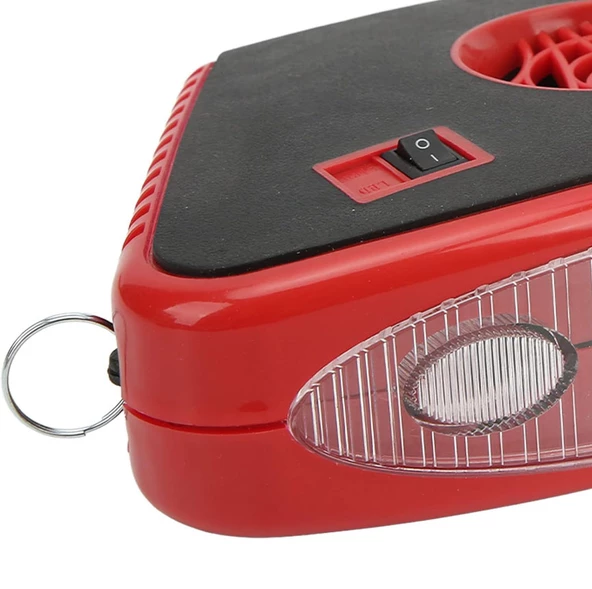 Araç içi Isıtıcı Fan Led Işıklı Cam Buğu Çözücü Oto Isıtıcı 12V - 2