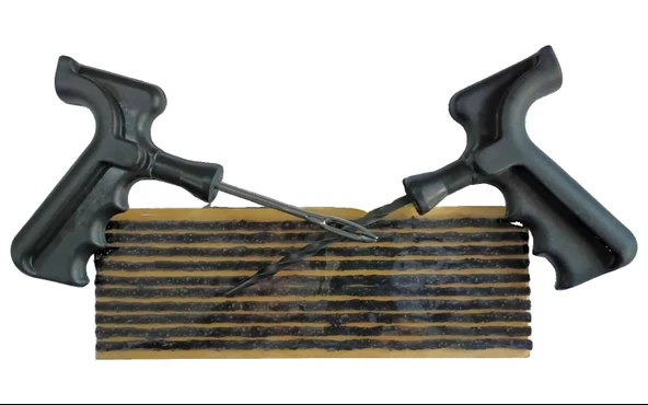 Lastik Tamir Seti : 10 Adet 3.5x200mm ince Fitil, fitil atma ve kanal açıcı - 2