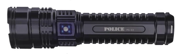Police PS-53 Zoom, Powerbank Özellikli Şarjlı El Feneri - 2