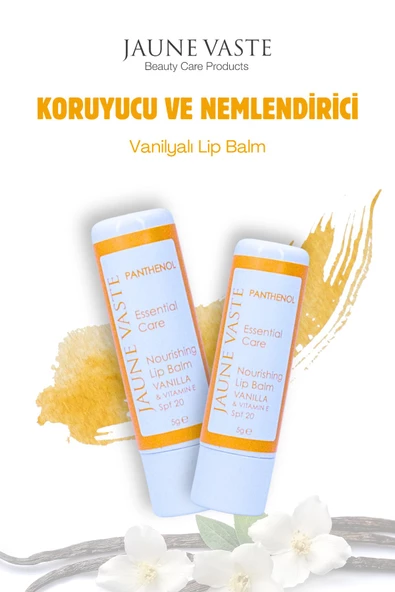 Jaune Vaste Pantenol Ve Vanilya Aromalı Dudak Koruyucu 5gr