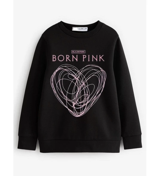 Black Pink Çocuk Sweat - 1