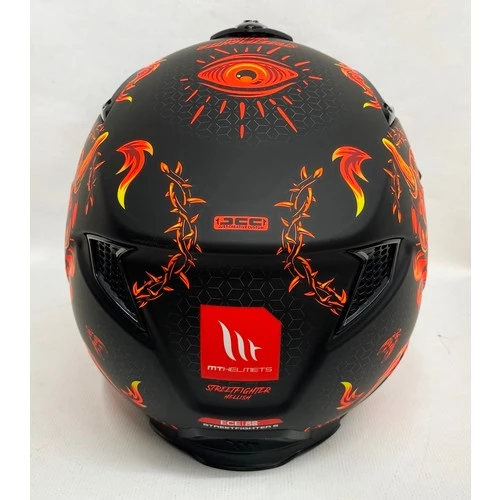 Mt Streetfighter Sv Hellish B5 Modüler Motosiklet Kaskı Mat Renk - 4