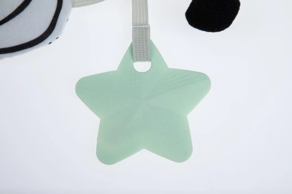 Tiny Love Peluş Panda Puset Oyuncuğu Black White - 3