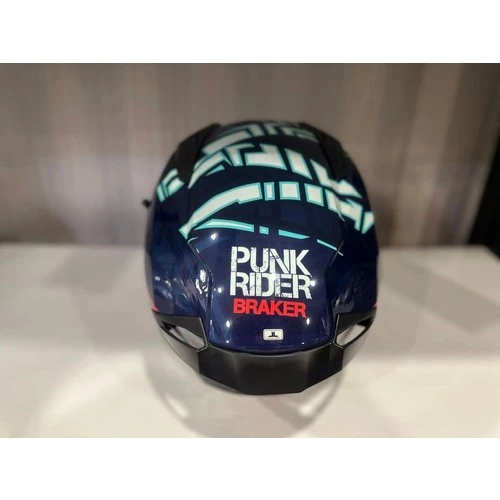 Mt Helmets Kask mt Braker Sv Punk Rider C7 Parlak Blue/black - 3