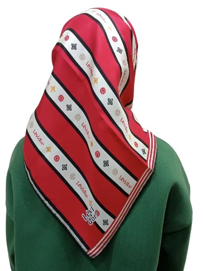 LEVİDOR İ- 3268 TWİLL İPEK EŞARP - 6