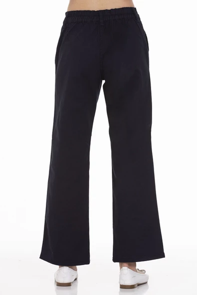 Kız Çocuk Geniş Paçalı Gabardin Pantolon px942.1 - 4