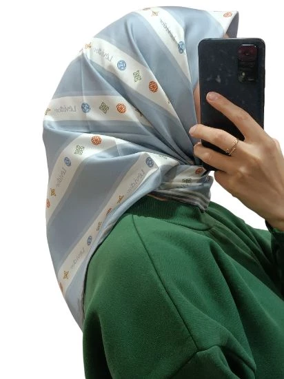 LEVİDOR İ- 3268 TWİLL İPEK EŞARP - 2