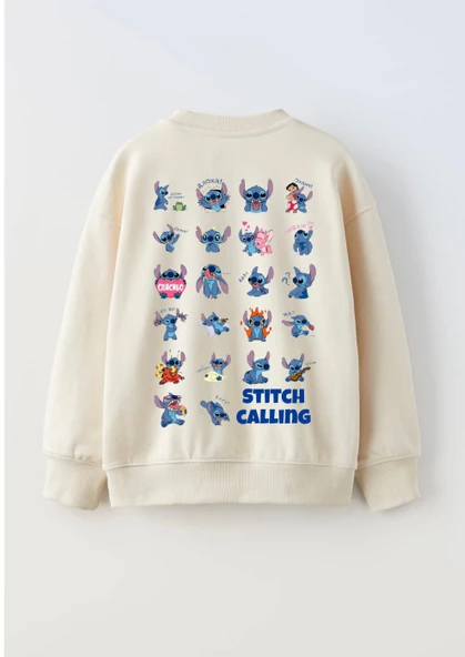 Stitch Çocuk Sweatshirt - 3