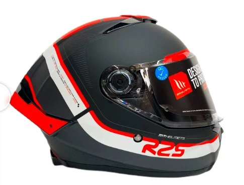 Mt Thunder 4 SV R25 B5 Şeffaf Vizör Kask Kırmızı Mat Siyah - 7