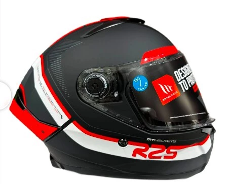 Mt Thunder 4 SV R25 B5 Şeffaf Vizör Kask Kırmızı Mat Siyah - 2