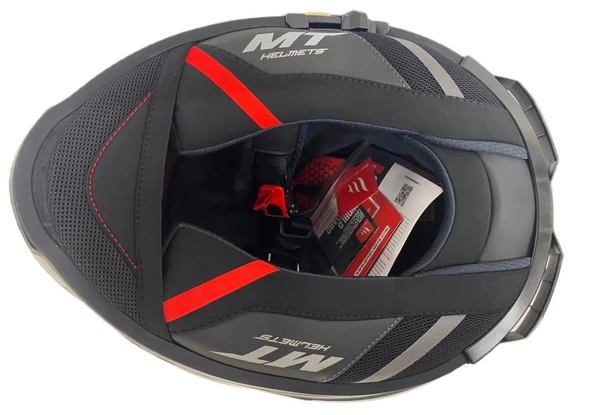 Mt Thunder 4 SV R25 C2 Şeffaf Vizör Kask Mat Gri - 7