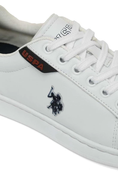 U.S. Polo Assn. COSTA WMN 4PR 101888491 Kadın Sneaker Ayakkabı Beyaz Laci 36-40 - 5