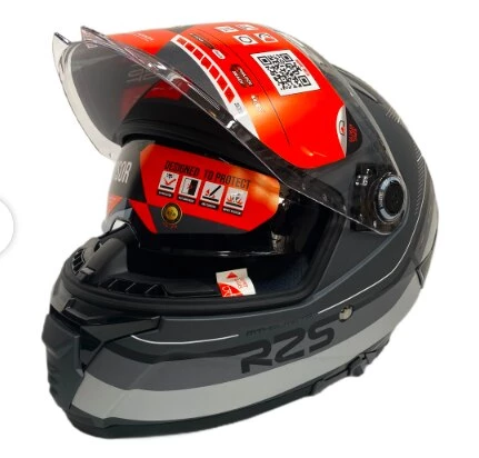 Mt Thunder 4 SV R25 C2 Şeffaf Vizör Kask Mat Gri - 5