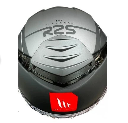 Mt Thunder 4 SV R25 C2 Şeffaf Vizör Kask Mat Gri - 3