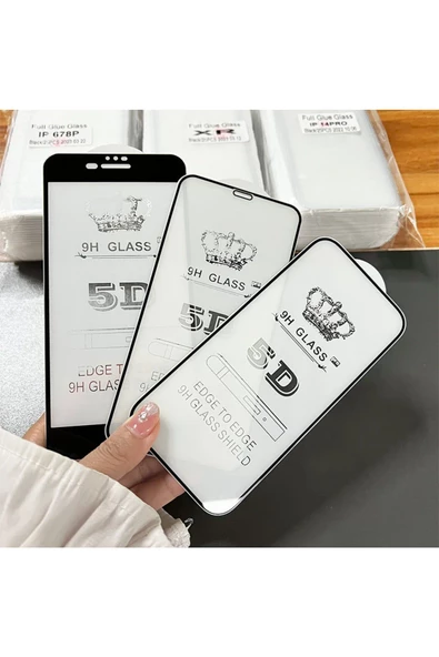 Xiaomi Redmi K40 Pro Plus Uyumlu Tam Kapatan Temperli Ekran Koruyucu - Kırılmaz Cam - 5