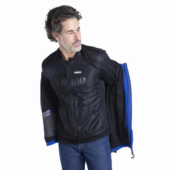 Yamaha Paddock Blue Softshell Erkek Sürüş Ceketi - 2