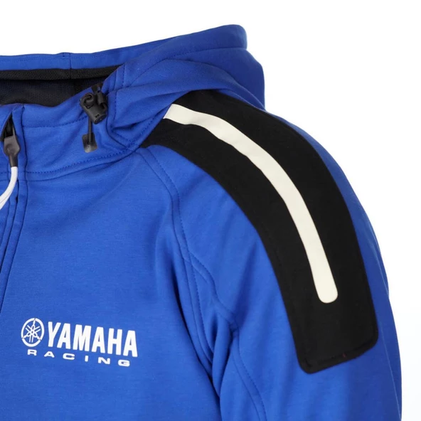 Yamaha Paddock Blue Erkek Kapüşonlu Sürüş Svetşörtü - 6