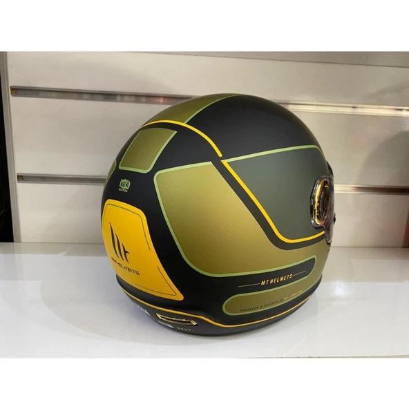 Mt Jarama Baux B6 Mat Yeşil Kask - 3