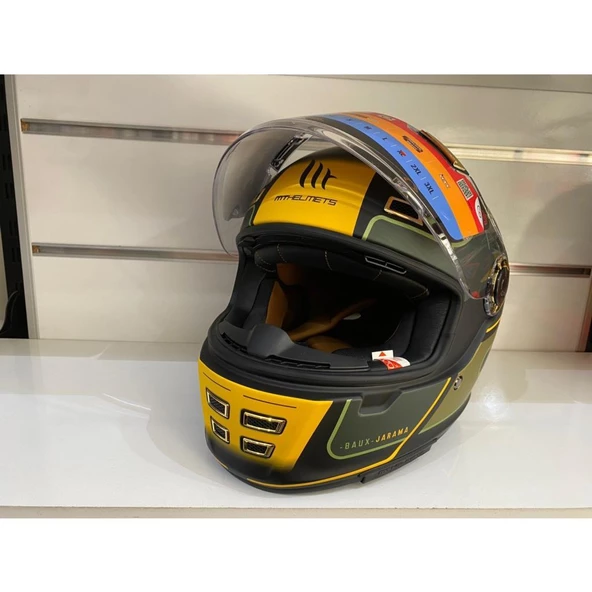 Mt Jarama Baux B6 Mat Yeşil Kask - 4