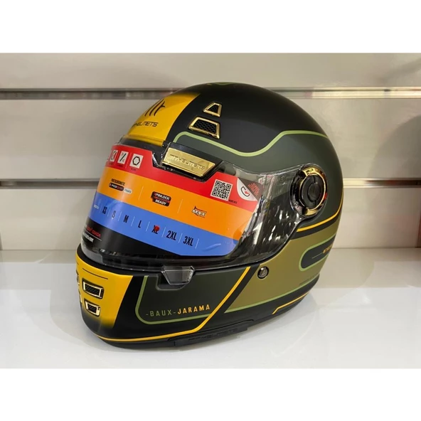 Mt Jarama Baux B6 Mat Yeşil Kask - 2