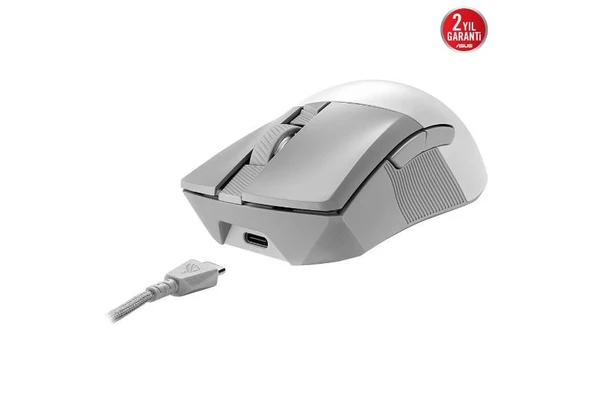Asus ROG Gladius III Wireless AimPoint Beyaz 36.000 DPI RGB Kablosuz Gaming Mouse - Resim 4
