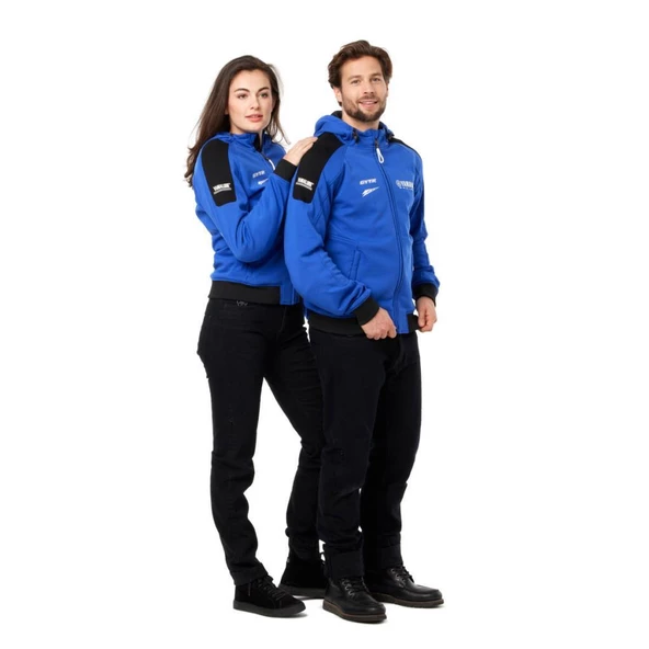 Yamaha Paddock Blue Erkek Kapüşonlu Sürüş Svetşörtü - 9