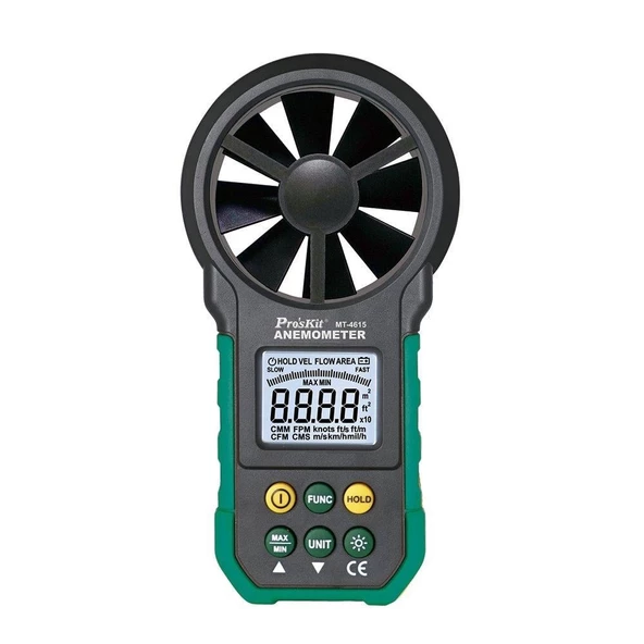 PROSKİT MT 4615 Profesyonel Rüzgar Hız Ölçer,Anemometer-Rüzgar Ölçer; PROSKİT