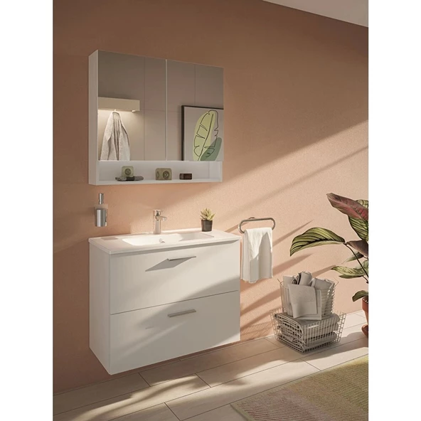 VitrA Nest Trendy A44617 Halka Havluluk, Krom - Resim 3