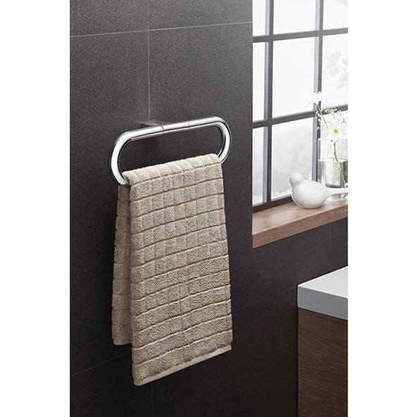 VitrA Nest Trendy A44617 Halka Havluluk, Krom - Resim 2