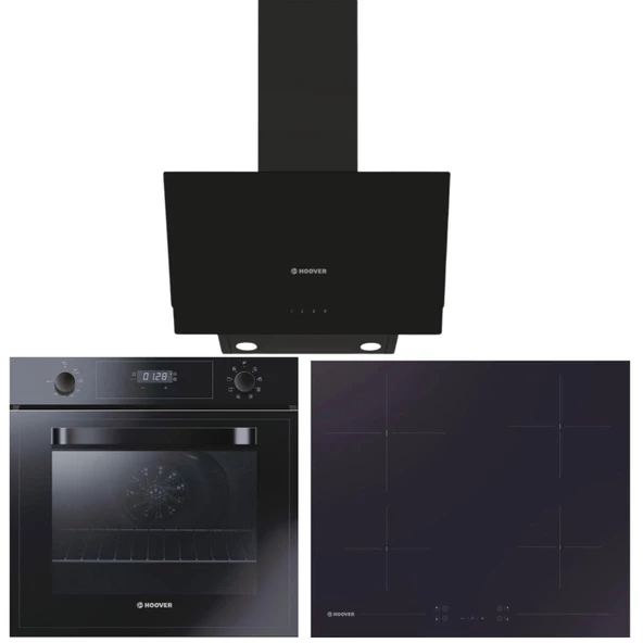 Hoover Ankastre Set Siyah ( HH 64 CCB- HDG6C2GBTK-HOT 3051 BI/E )